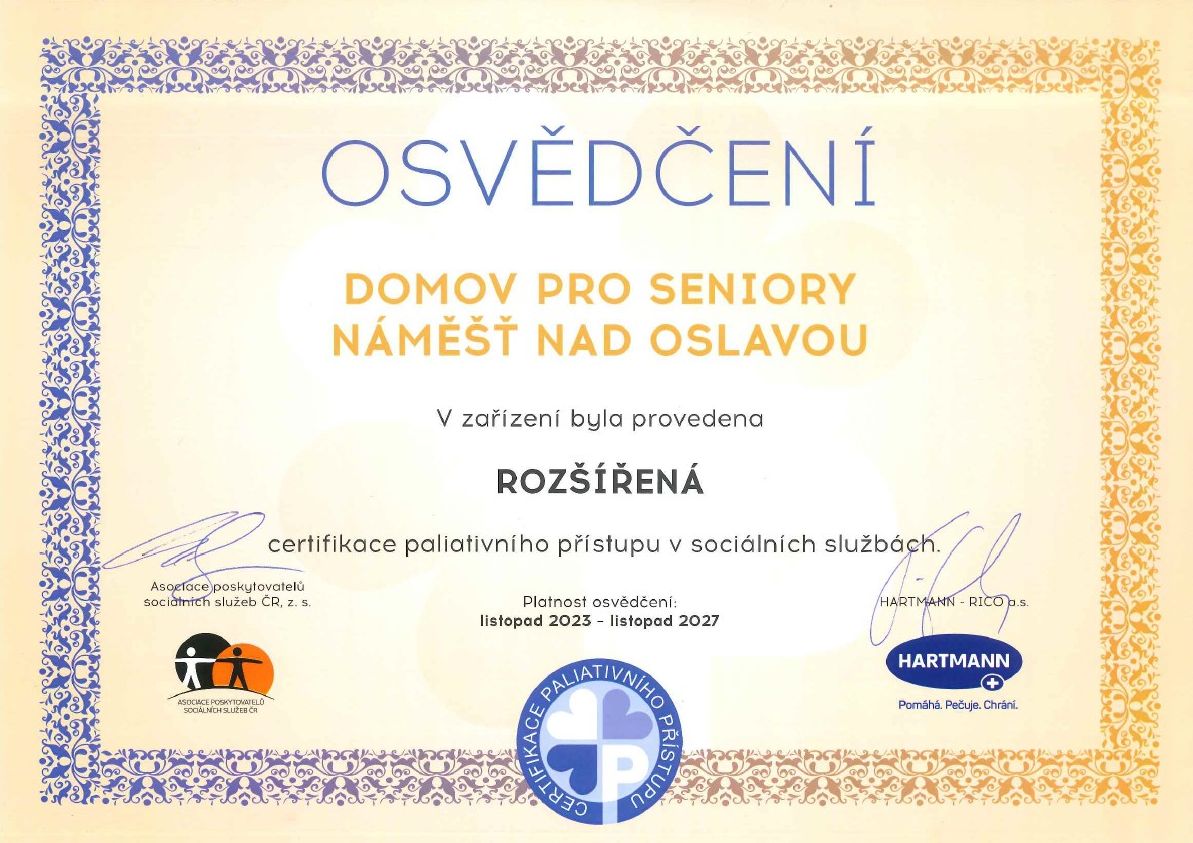 certifikát palitivního přístupu v sociálních službách
